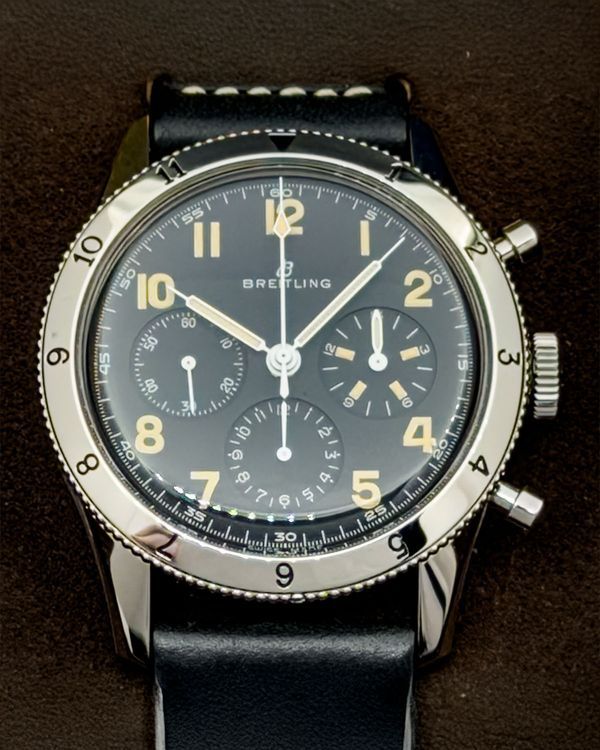 2020 Breitling Classic Avi 8 "1953" Re-Edition L.E. 41MM Black Dial Leather Strap (AB0920131B1X1)