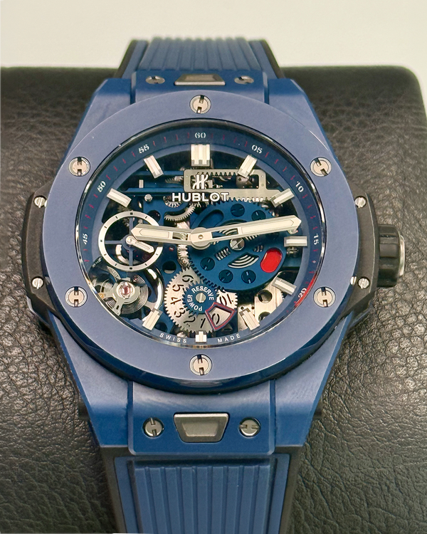 2018 Hublot Big Bang Meca-10 45MM Skeleton Dial Rubber Strap (414.EX.5123.RX)