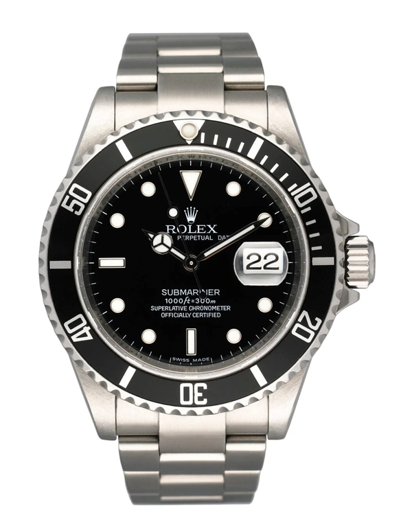 2008 Rolex Submariner Date 40MM Black Dial Oyster Bracelet (16610)