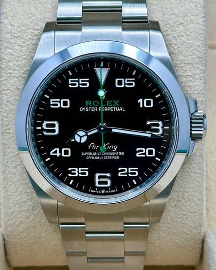 2025 Rolex Air-King 40MM Black Dial Oyster Bracelet (126900)