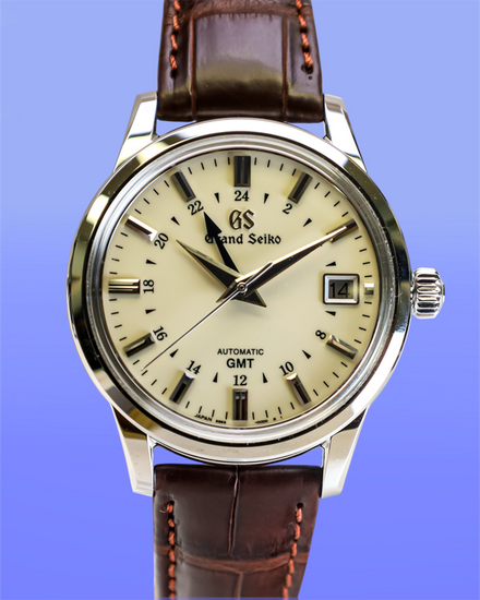 No Reserve - 2025 Grand Seiko Elegance 39.5MM Ivory Dial Leather Strap (SBGM221)