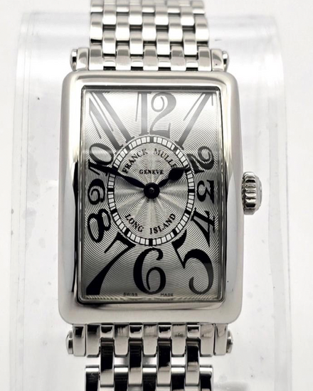 Franck Muller Long Island 23MM Quartz Silver Dial Steel Bracelet (902QZ)