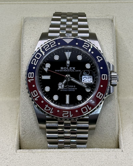 2020 Rolex GMT-Master II "Pepsi" 40MM Black Dial Jubilee Bracelet (126710BLRO)