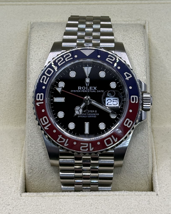 2020 Rolex GMT-Master II "Pepsi" 40MM Black Dial Jubilee Bracelet (126710BLRO)