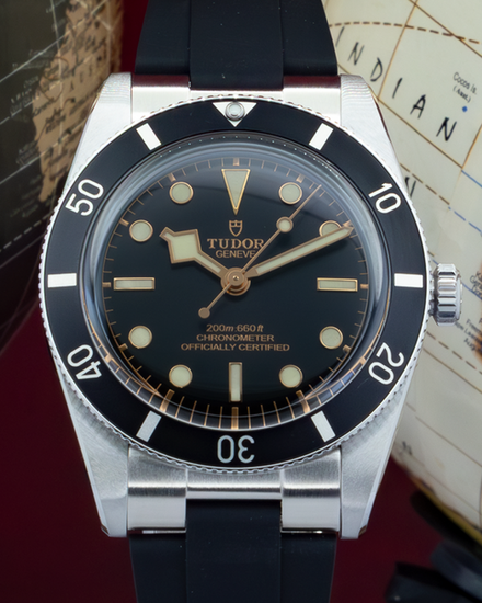 No Reserve - 2026 Tudor Black Bay '54 37MM Black Dial Rubber Strap (79000N)