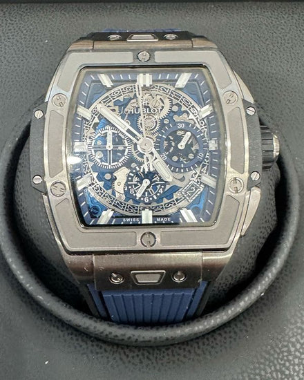 2023 Hublot Spirit Of Big Bang Chronograph 42MM Skeleton Dial Rubber Strap (642.NX.7170.RX)