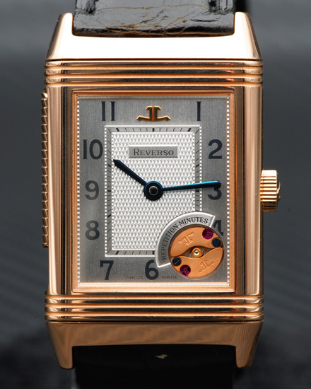1994 Jaeger-LeCoultre Reverso Minute Repeater 26 x 42MM L.E. 199/500 Silver Dial Leather Strap (270.2.73)