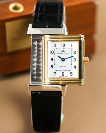 Jaeger-LeCoultre Reverso Lady 20MM White Dial Aftermarket Leather Strap (260.5.86)