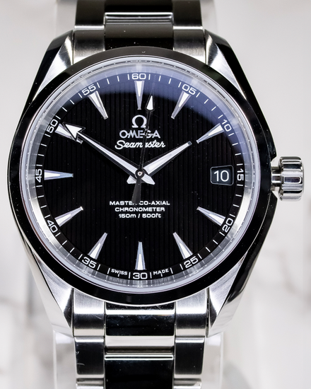 2019 Omega Seamaster Aqua Terra 150M 38.5MM Black Dial Steel Bracelet (231.10.39.21.01.002)