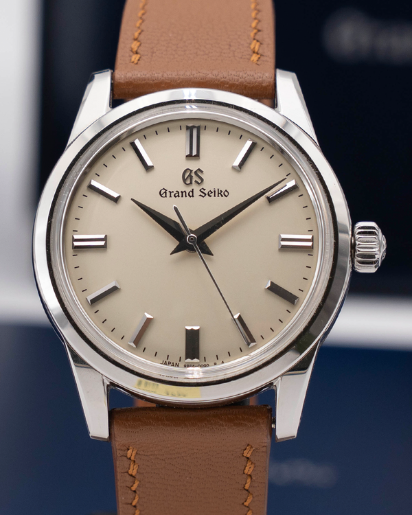 2022 Grand Seiko Elegance Collection 37.3MM White Dial Leather Strap (SBGW231G)