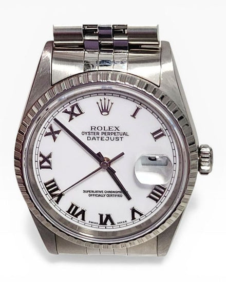 Rolex Datejust 36MM White Dial Jubilee Bracelet (16220)