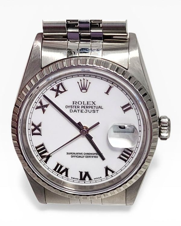 Rolex Datejust 36MM White Dial Jubilee Bracelet (16220)