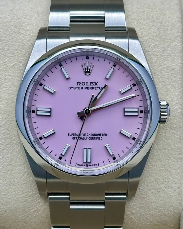 2026 Rolex Oyster Perpetual 36MM Pink Dial Oyster Bracelet (126000)