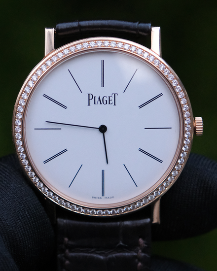 Piaget Altiplano 38MM White Dial Leather Strap (G0A36125)