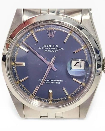 1974 Rolex Datejust 36MM Blue "Sigma" Dial Jubilee Bracelet (1600)
