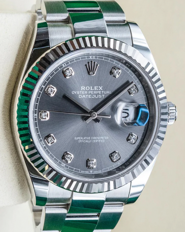 2026 Rolex Datejust 41MM Slate Dial Oyster Bracelet (126334)