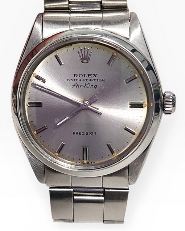 Rolex Air-King 34MM Silver Dial Oyster Bracelet (5500)