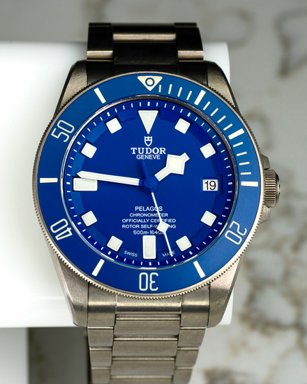 2016 Tudor Pelagos 42MM Blue Dial Titanium Bracelet (25600TB)