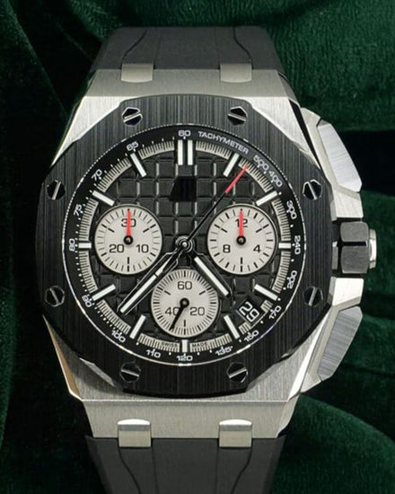 Audemars Piguet Royal Oak Offshore Chronograph 43MM Black Dial Rubber Strap (26420SO.OO.A002CA.01)