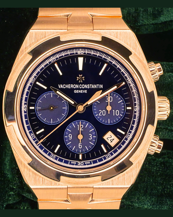 2023 Vacheron Constantin Overseas 42.5MM Blue Dial Rose Gold Bracelet (5500V/110R-B952)