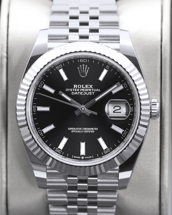 2026 Rolex Datejust 41MM Black Dial Jubilee Bracelet (126334)