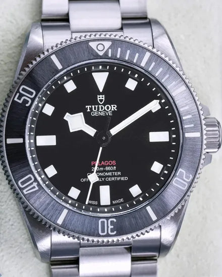 2023 Tudor Pelagos 39MM Black Dial Titanium Bracelet (25407N)