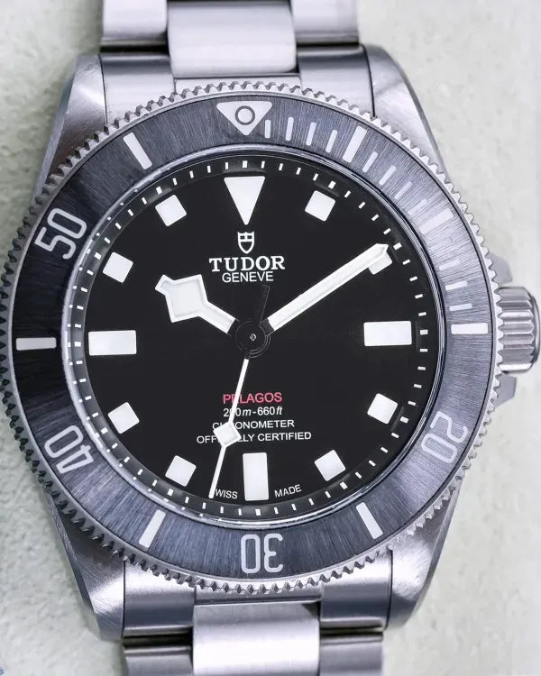 2023 Tudor Pelagos 39MM Black Dial Titanium Bracelet (25407N)