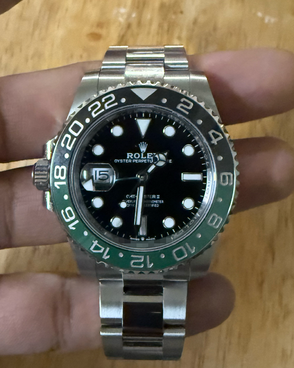 2026 Rolex GMT-Master II "Sprite" 40MM Black Dial Oyster Bracelet (126720VTNR)