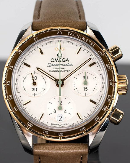 2019 Omega Speedmaster 38MM Silver Dial Leather Strap (324.23.38.50.02.001)