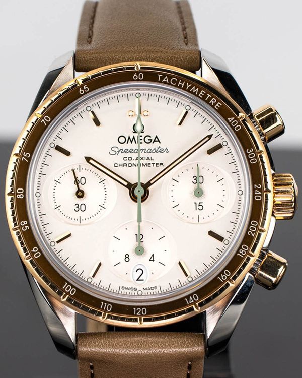 2019 Omega Speedmaster 38MM Silver Dial Leather Strap (324.23.38.50.02.001)