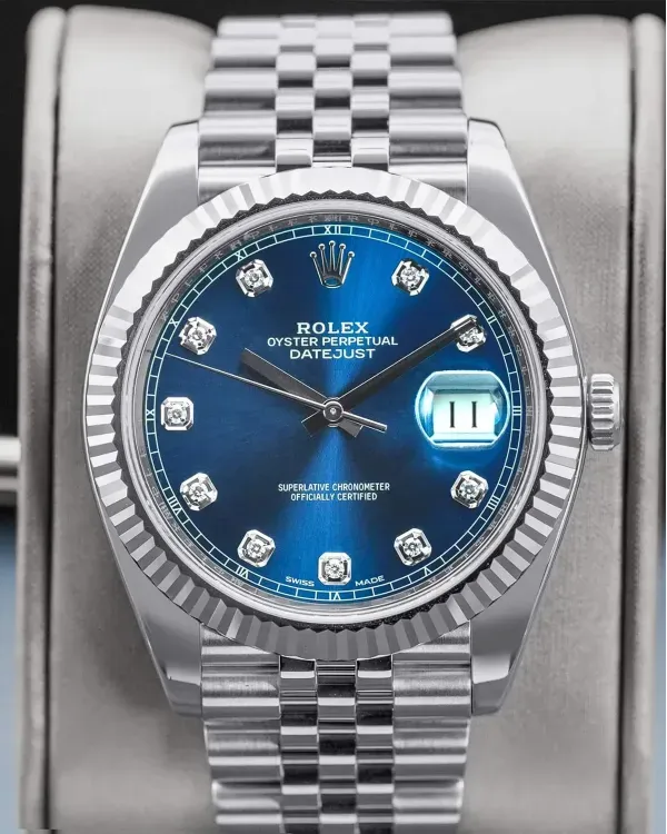 2018 Rolex Datejust 41MM Blue Dial Jubilee Bracelet (126334)