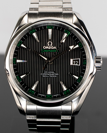 2016 Omega Seamaster Aqua Terra 150M 41.5MM Black Dial Steel Bracelet (231.10.42.21.01.001)