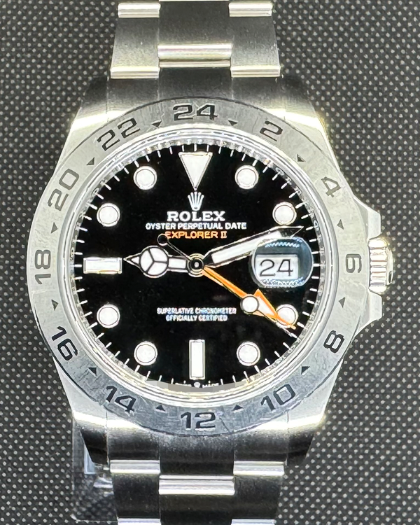 2024 Rolex Explorer II 42MM Black Dial Oyster Bracelet (226570)