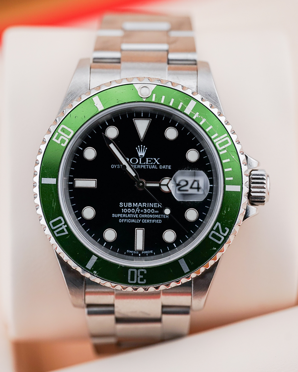 2003 Rolex Submariner Date 40MM Black Dial Oyster Bracelet (16610)