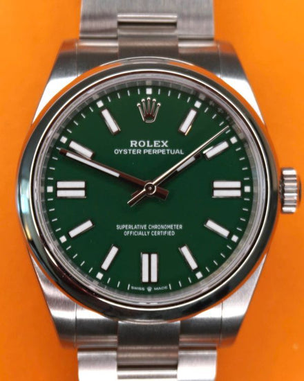 2026 Rolex Oyster Perpetual 41MM Green Dial Oyster Bracelet (134300)