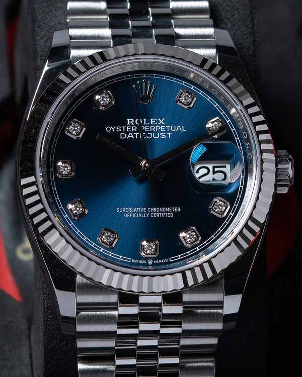 No Reserve - 2026 Rolex Datejust 36MM Blue Dial Jubilee Bracelet (126234)