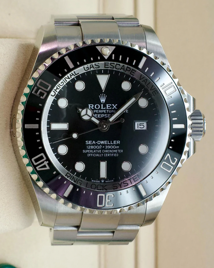 2018 Rolex Sea-Dweller Deepsea 44MM Black Dial Oyster Bracelet (126660)