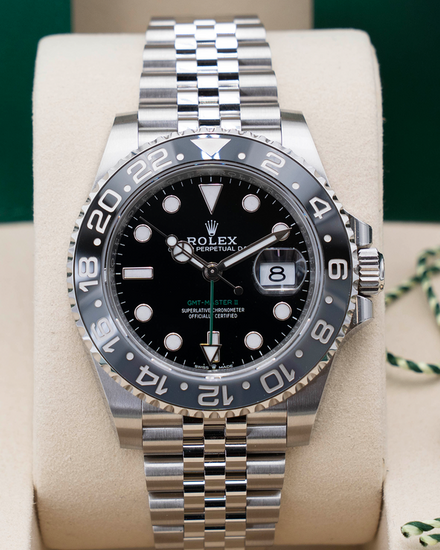 2026 Rolex GMT-Master II "Bruce Wayne" 40MM Black Dial Jubilee Bracelet (126710GRNR)