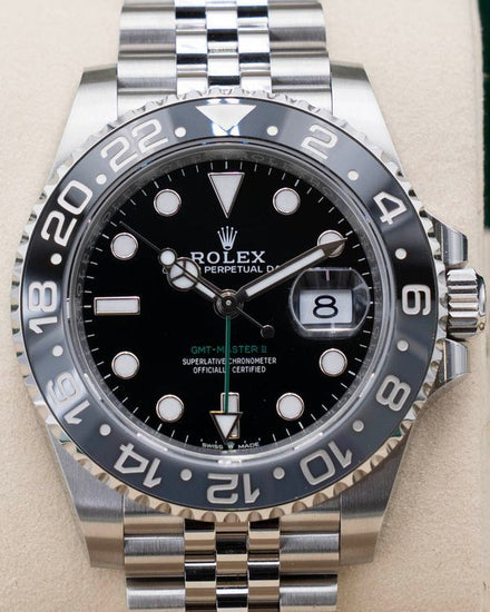 2026 Rolex GMT-Master II "Bruce Wayne" 40MM Black Dial Jubilee Bracelet (126710GRNR)