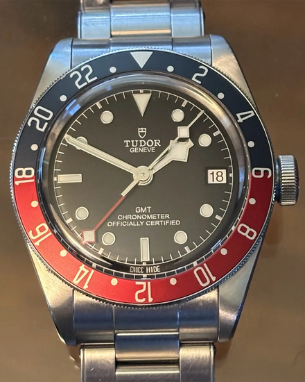 2021 Tudor Black Bay GMT "Pepsi" 41MM Black Dial Steel Bracelet (79830RB)