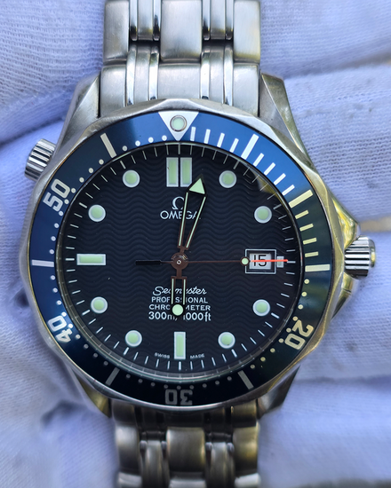 2001 Omega Seamaster Diver 300M 41MM Blue Dial Steel Bracelet (2531.80.00)