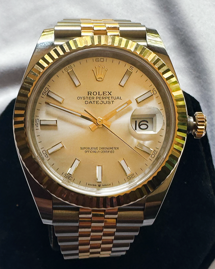 2026 Rolex Datejust 41MM Silver Dial Two-Tone Jubilee Bracelet (126333)