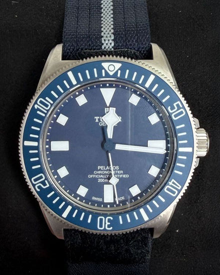 2026 Tudor Pelagos FXD 42MM Blue Dial Textile Strap (25707B/25)