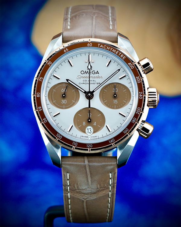 2023 Omega Speedmaster 38MM Brown Dial Leather Strap (324.23.38.50.02.002)