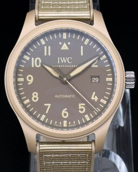 2025 IWC Schaffhausen Pilot Top Gun "Mojave Desert" 41MM Brown Dial Textile Strap (IW328106)