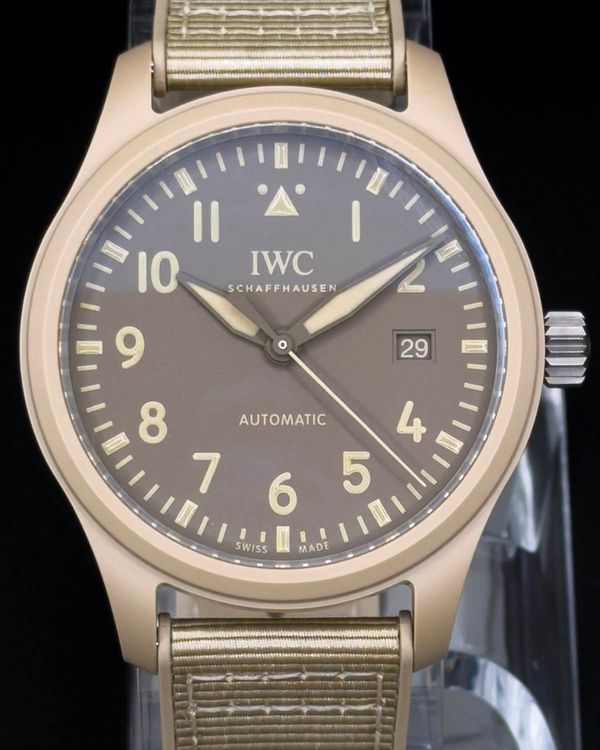 2025 IWC Schaffhausen Pilot Top Gun "Mojave Desert" 41MM Brown Dial Textile Strap (IW328106)