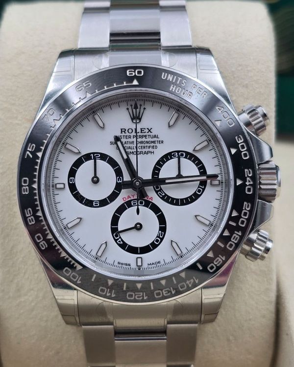 2026 Rolex Cosmograph Daytona "Panda" 40MM White Dial Oyster Bracelet (126500LN)