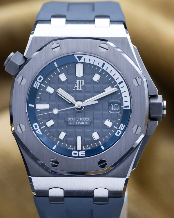 2022 Audemars Piguet Royal Oak Offshore Diver 42MM Grey Dial Rubber Strap (15720ST.OO.A009CA.01)