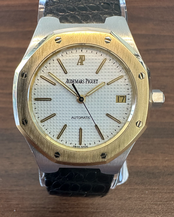 2006 Audemars Piguet Royal Oak 36MM Silver Dial Leather Strap (14800SA)