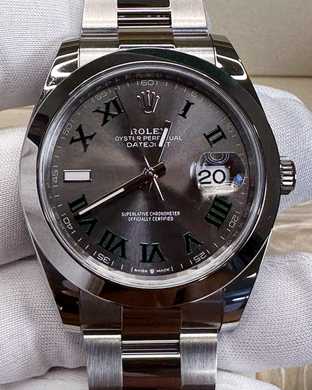 2026 Rolex Datejust "Wimbledon" 41MM Slate Dial Oyster Bracelet (126300)